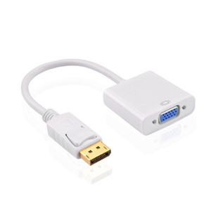 镀金1080P DisplayPort DP到VGA适配器DP到VGA 15PIN适配器dp公到vga母转换器电缆，用于pc视频 - Product Image 3