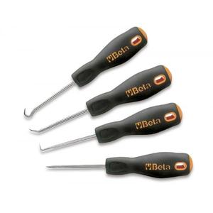 BETA - 016870150 <strong>Set</strong> of 4 engineer's precision <strong>scribers</strong> with handles - EAN 8014230472478 CUTTING SCRAPERS - Product Image 1