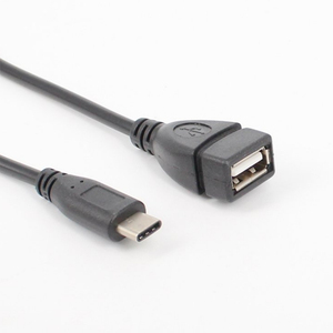 สายเคเบิลพีวีซีชนิด C ชนิด C ตัวผู้ไปยังยูเอสบีตัวเมียยาว0.2เมตรสายเคเบิล C OTG สำหรับเมาส์คอมพิวเตอร์สายส่งข้อมูล - Product Image 1