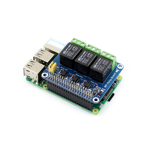5V 3 Channel <strong>Relay</strong> Module Shield Expansion Board HAT Kit for RPi <strong>Raspberry</strong> <strong>Pi</strong> 4B 3B+ 3B 3 Accessories