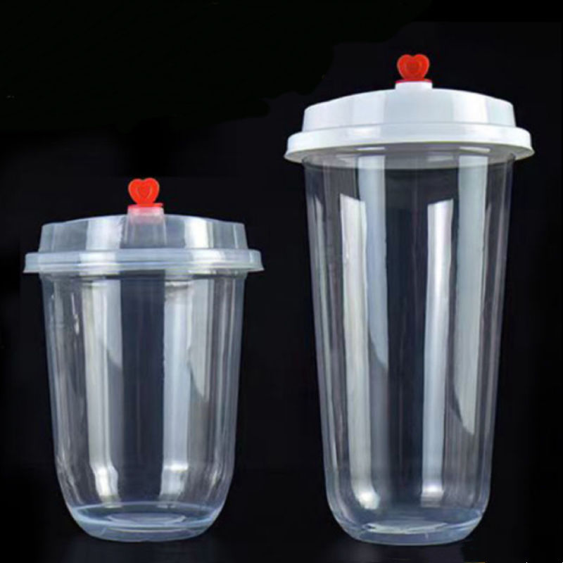 Gobelet transparent en forme de U de 95 mm