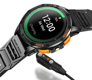 K67スマートウォッチ男性血圧BTコール1.43インチアモルドスクリーンIP68防水コンパスGPSスポーツスマートウォッチLEDライト付き - Product Image 6