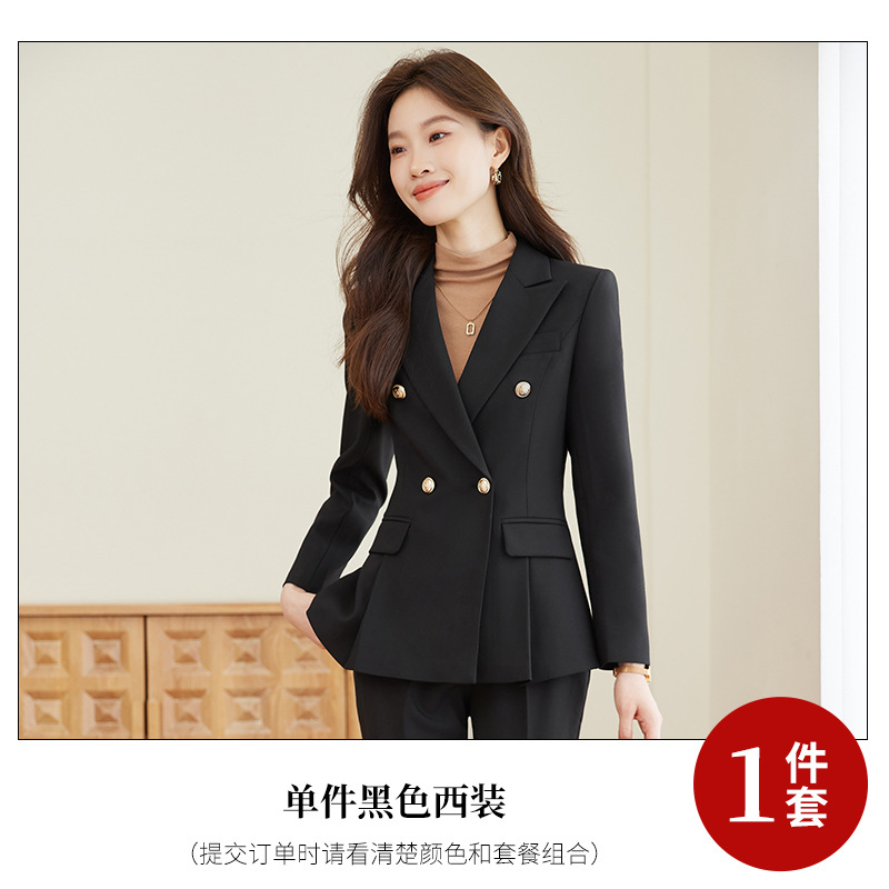 black suit