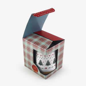 Beautiful Mug Packaging <strong>Box</strong> with <strong>Display</strong> <strong>Window</strong> Foldable Paper <strong>Box</strong> - Product Image 1