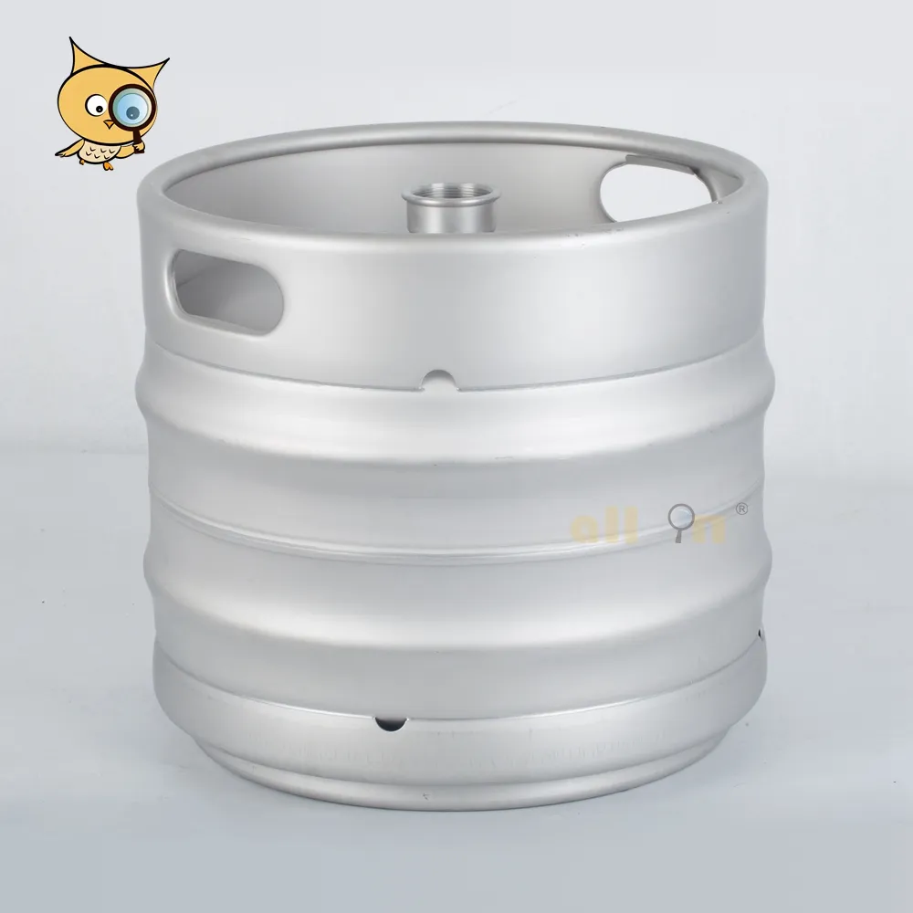 ALLIN 304 Stainless Steel Euro 30L Barrel Made in China Draft Beer Keg with Spear Fitting Extractor Tube