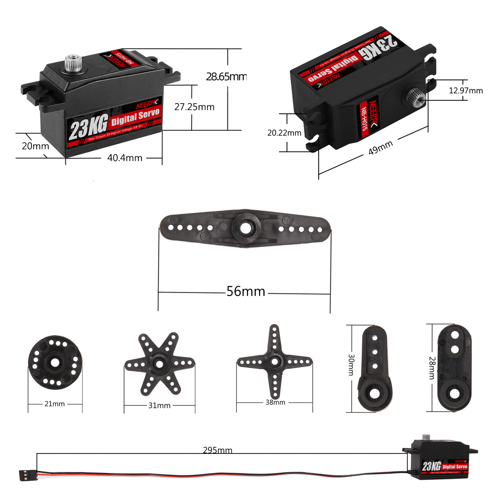 23KG Metal servo