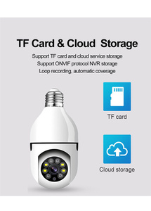 Popolare HD 3.0MP Tuya Wifi CCTV telecamera di sorveglianza lampadine tipo Wifi lampadina 360 panoramica con telecamera PTZ - Product Image 3