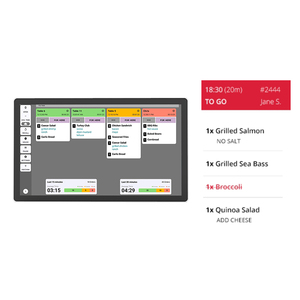 Restaurant KDS Kitchen Display Hardware und Software Gesamtlösung Pos System nummer Bestell bildschirm - Product Image 3