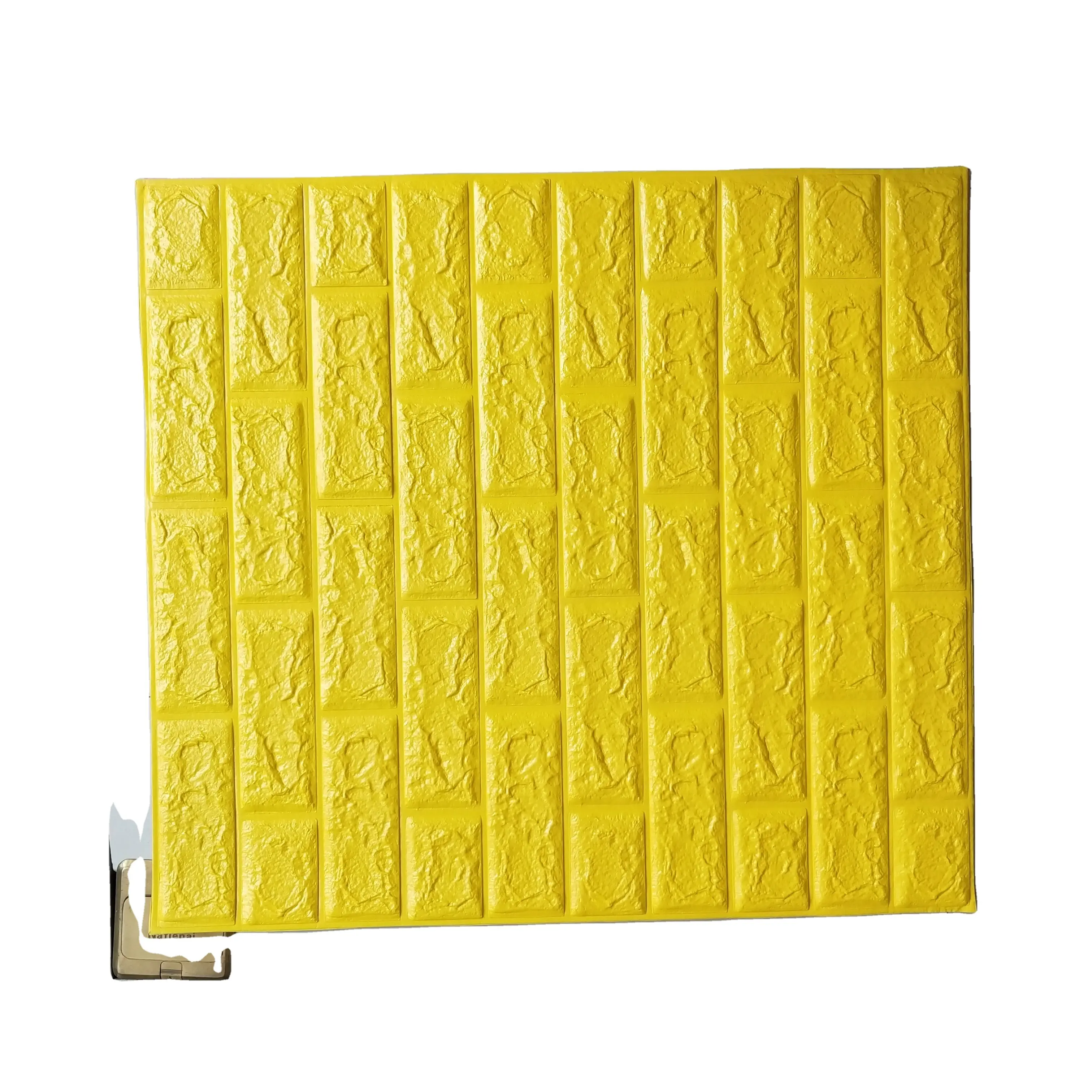 Brick design Wallpaper for 3d foam Wallpaper