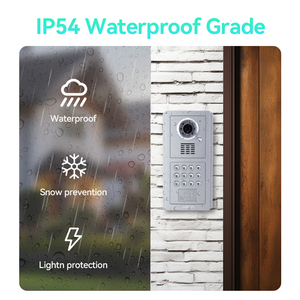 Leelen Videoportero SIP Inalámbrico Inteligente Timbre IP54 Ik07 2MP Single Len Spoe Linux System Villa Audio Video Intercom - Product Image 4