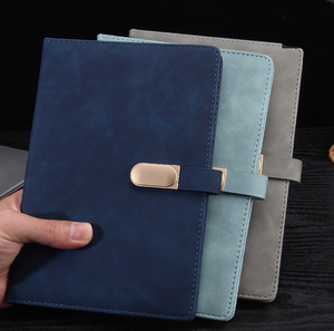 Silver Edge Insert <strong>Binding</strong> Customizable Simplified Beautiful Diarya5 A6 A7promotiontan Colorhardcover Pu Leather - Product Image 5