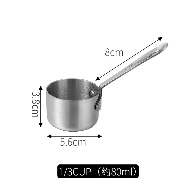 80ml stainless steel saucer (304 silver)