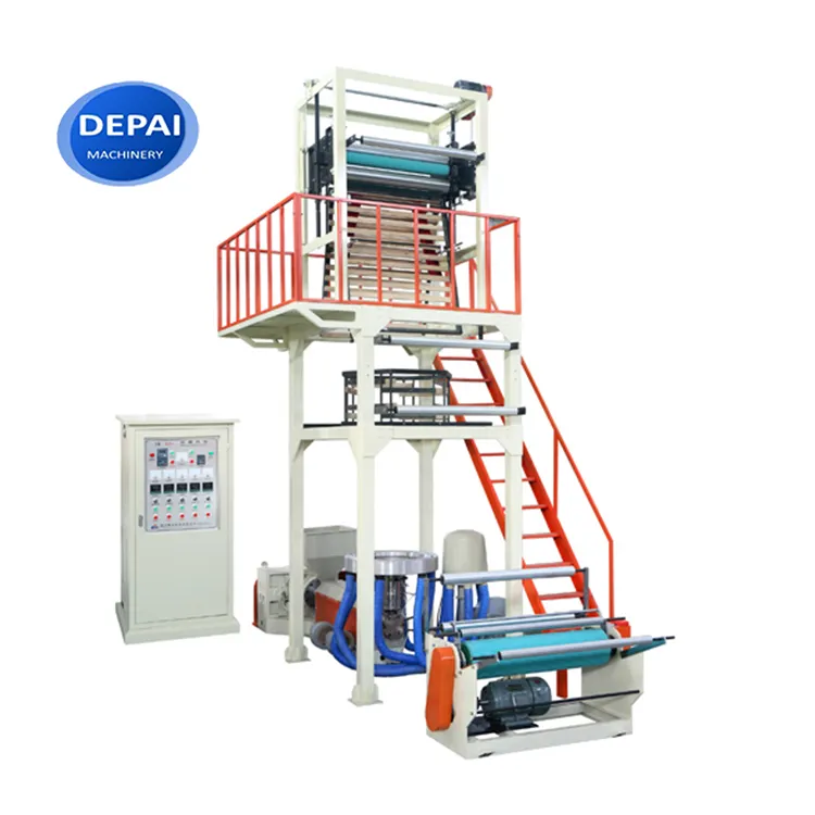 Yüksek hızlı plastik HDPE LDPE LLDPE PE ABA Film üfleme makinesi ile fabrika fiyat