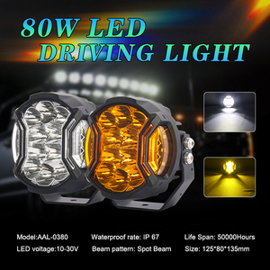 Aurora 5 Inch 80W 4X4 Led Work <strong>Light</strong> Car Accessories OffRoad LED Driving <strong>Light</strong> for SUV ATV Truck - Product Image 6
