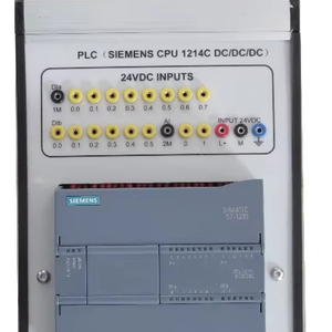 Programlama kablosu PLC eğitmen mesleki eğitim ekipmanı ile masaüstü PLC eğitmen