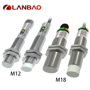 LANBAO CR18X סדרת פלסטיק מתכת ארוך מרחק 8mm 12mm M18 קיבולי מפלס מים מתג חיישן עם CE - Product Image 5
