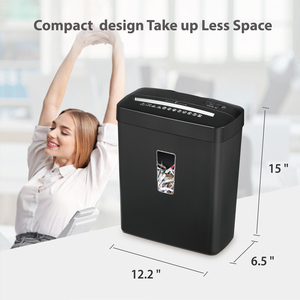 CD220P Commercial Cross-Cut <strong>Shredder</strong> 5Sheet Capacity Desktop Electric Model for Office Home Paper <strong>Shredder</strong> - Product Image 4