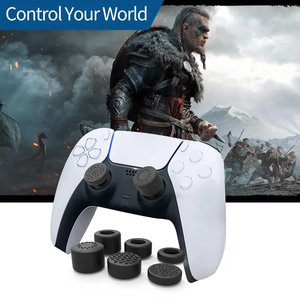 6 in 1 kaymaz silikon Gamepad için başparmak sopa kavrama kap PS5 PS3 PS4 ince Xbox serisi s x 360 anahtarı Pro denetleyici Thumbstick - Product Image 6