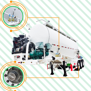 High Quality 3 4 Axle Bulk <strong>Cement</strong> Tanker Semi Trailer Customized <strong>30</strong> CBM 40 Cubic Meters <strong>Cement</strong> <strong>Bulker</strong> Trailer