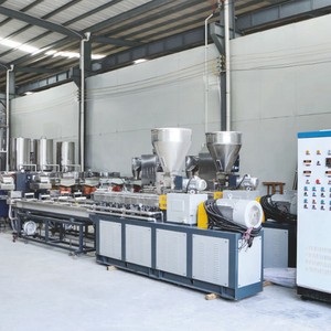 Double Screw <strong>Extruder</strong> for <strong>Plastic</strong> <strong>Recycled</strong> Film Material PP PE Granulator Line