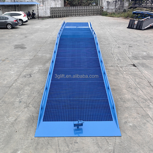 Nivelador de muelle de contenedores nivelador de rampa de muelle de carga ajustable manual para camión contenedor nivelador de muelle móvil rampas de patio móviles - Product Image 6