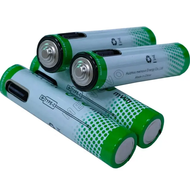 Compatibilité universelle batterie rechargeable sûre 1.5V 600mWh aaa usb