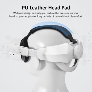 For Oculus for <strong>Quest</strong> 2 Extend Add Fixtures Comfortable Adjustable VR Glasses Strap Scalp Protection High Comfort - Product Image 6