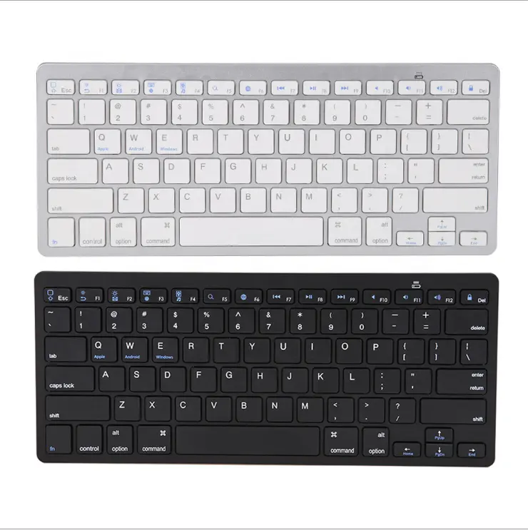 Teclado inalámbrico para ordenador portátil, miniteclado delgado de 78 teclas para iMac/iPad