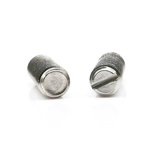 <strong>M1</strong>.2 <strong>M1</strong>.4 <strong>M1</strong>.6 M2 M2.5 M3 M4 M5 M6 M8 GB73 304 Stainless Steel Slotted Head Flat Point End Headless Grub Bolt Set <strong>Screw</strong> - Product Image 5