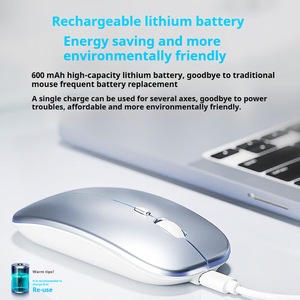 EWEADN M11 Mini 2.4G USB Wireless Mouse AI digitazione vocale e traduzione intelligente progettato per l'uso silenzioso con funzione di ricerca vocale - Product Image 6