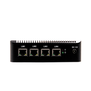 Günstigster J4125 Mini-PC-Router DDR4 Linux 4LAN Barebone Embedded Industrial Thin Client-PC Lüfter loser Mini-PC - Product Image 1