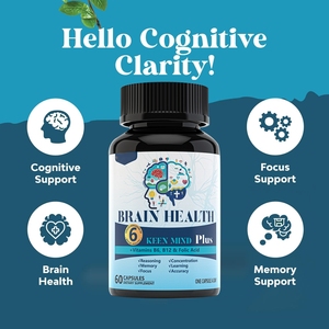 EM Brain Supplement für Gedächtnis fokus-und Konzentration kapsel zum Lernen und zur Genauigkeit Phosphat idyl serin-und Neurofaktor kapseln - Product Image 2