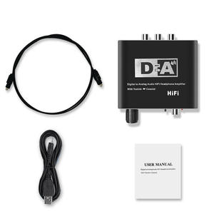 Fibra óptica digital Coaxial Analógico Perilla giratoria de 5,1 canales Convertidor digital a analógico con decodificación variable - Product Image 1