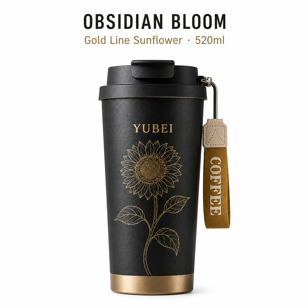 Oro di Ossidiana con Filo Dorato Girasole