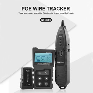 Probador de continuidad de Cable de red conmutable, tres modos de escaneo, medición de longitud de Cable PoE - Product Image 4