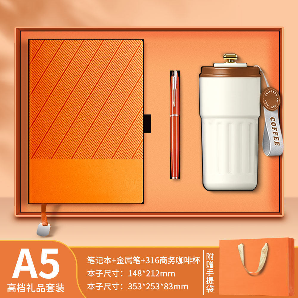 Set termo Vital naranja-notebook 316