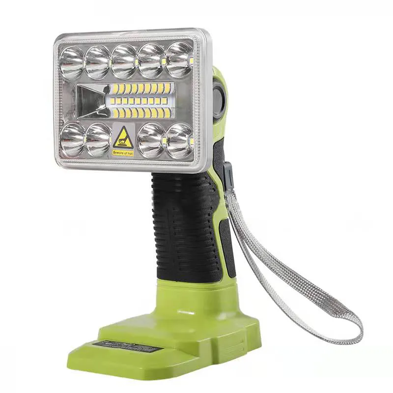 Беспроводной светодиодный инструмент 3/5/8/9 дюйма, лампа для RYOBI 18 в, литий-никелевая + батарея, уличный фонарик, точечный светильник, аварийное освещение