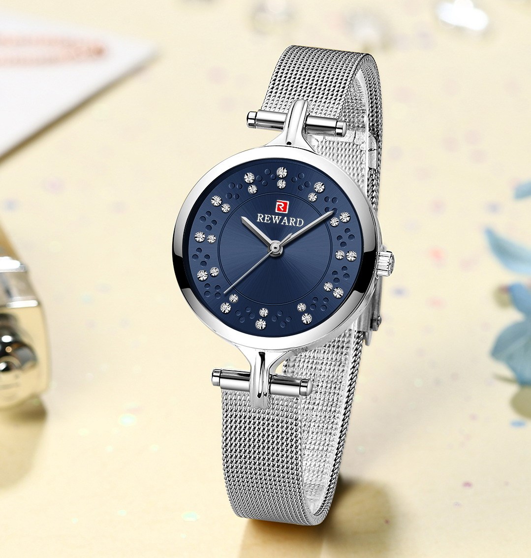 REWARD Watches Womens Fashion Luxury Diamond ladies Wristwatch Waterproof Casual Quartz Dress Watch Relogio Feminino