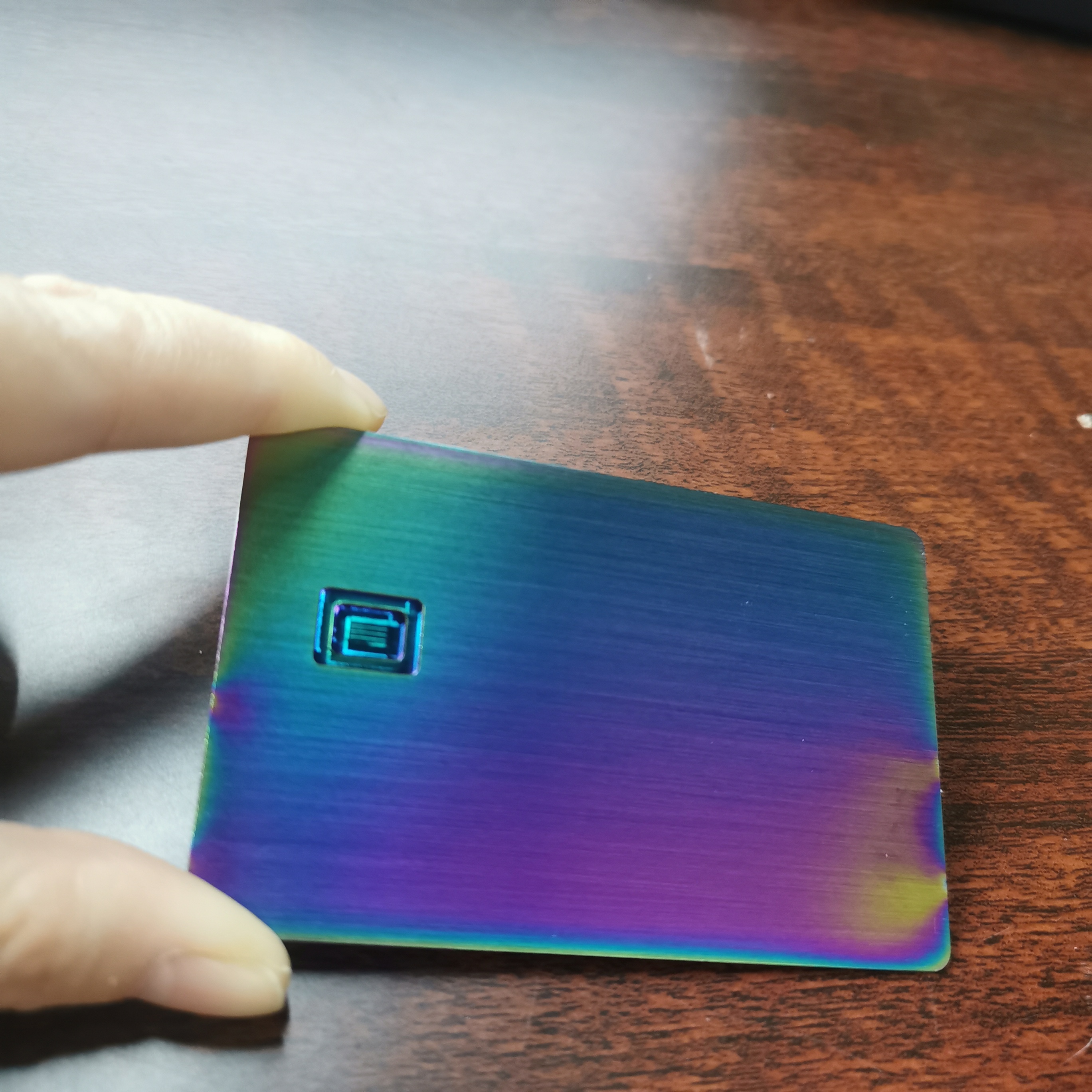 rainbow brushed
