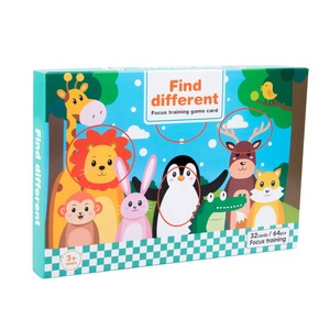 Popular Find the Difference Game Quiet Book Cognition of <strong>Things</strong> Time Concept <strong>Toys</strong>