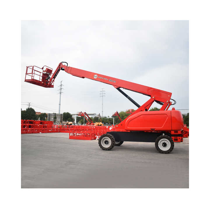 2023 Best Selling 10-22m 16 Meter 200kg Towable Man Lift Aerial Work Platform Telescoping Crank Arm Lift Boom Lift for Sale