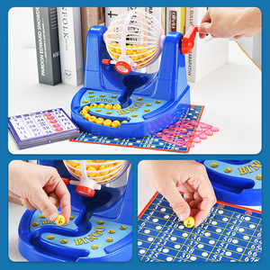 Lotterie Maschine Brettspiel Maschine Bingo Simulation Lotterie Spielzeug Zieh maschine Eltern Kind Spaß Interaktive Lotterie Brett Geschenke - Product Image 3