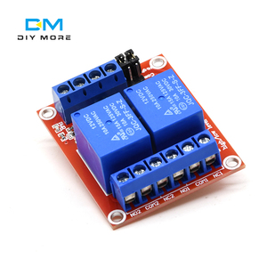 5V 9V 12V 24V 2-Kanal-Relaismodul mit Optokoppler-Isolation Hoch-und Niedrigpegel-Trigger relais für Arduino