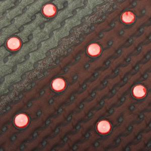 Luxuryade KR128 materassino terapia infrarossi tormalina cristallo luce rossa lontana Chakra tappetino per il massaggio del corpo a basso riscaldamento PEMF ametista - Product Image 5