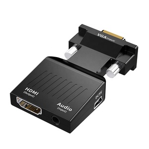 PC <strong>VGA</strong> Source <strong>Output</strong> to TV Monitor <strong>Hdmi</strong> Connector Active Male <strong>VGA</strong> Female <strong>Hdmi</strong> 1080P Video Dongle <strong>VGA</strong> to <strong>Hdmi</strong> <strong>Adapter</strong> for HDTV
