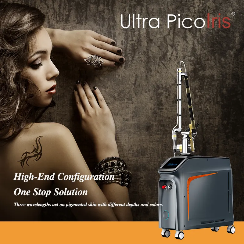 Ultra Picolris picogen teknoloji dövme kaldırma makinesi rosacea kaldırma pico lazer gözenekleri