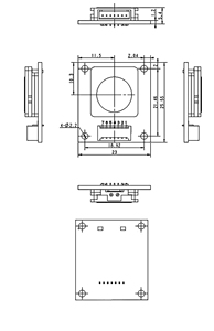 アルコール測定検出モジュール0-500ppm UART呼吸ガス検出器用低消費電気化学アルコールセンサーモジュール - Product Image 6
