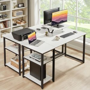 Office-PC-Tisch Desktop-Computer-Studiert isch mit Regalen für Studenten