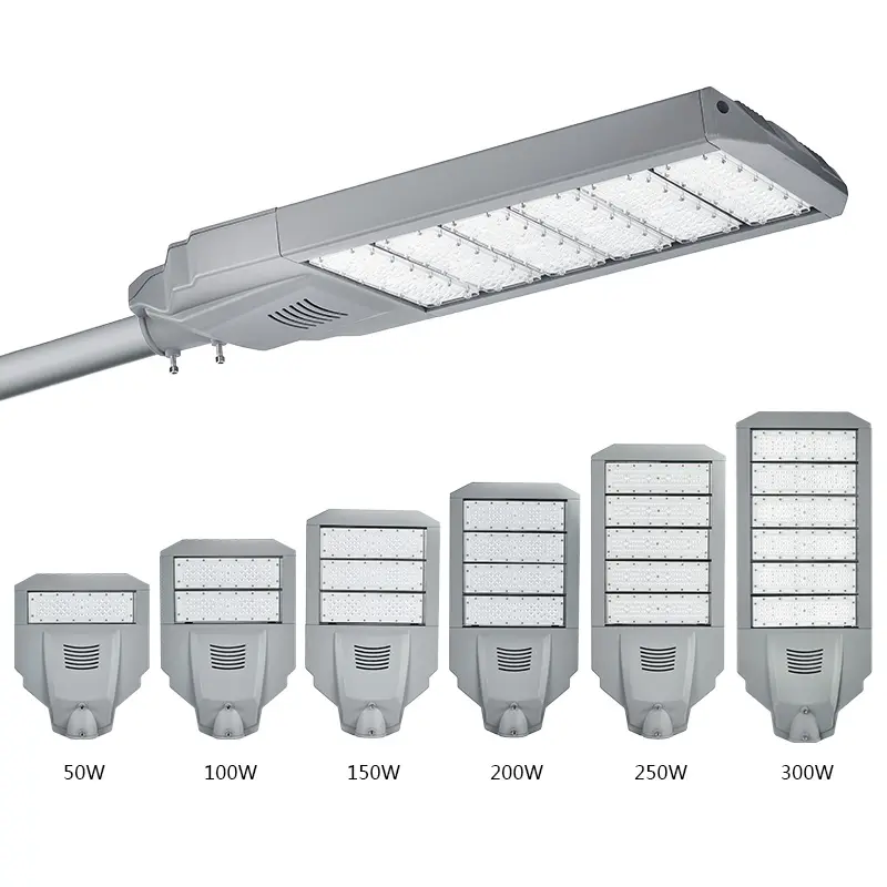 Luz de rua LED 200w 50W 100W 150W 300Woutdoor impermeável IP66 die-casting módulo de alta potência Luz de rua LED