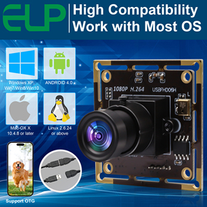 Usb modulo fotocamera a colori 2mp portatile luce stella bassa luce webcam 1080P H.264 Mjpeg 30FPS fotocamera USB - Product Image 6